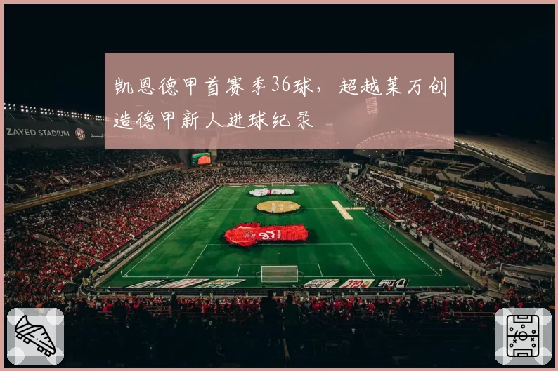 凯恩德甲首赛季36球,超越莱万创造德甲新人进球纪录
